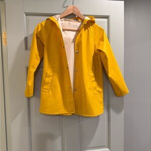 Yellow primary Kids Hooded Jacket